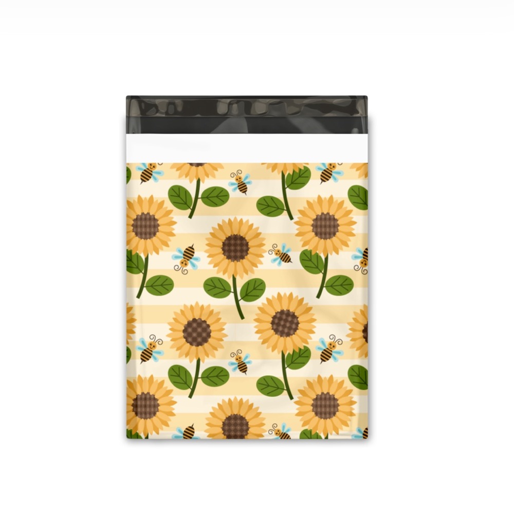 ‼️LAST ONE‼️50 10X13 Sunflower Bee Poly Mailers PRICE IS FIRM - Picture 5 of 6